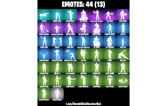 UNIQUE - Nezumi, The Ageless  [23 Skins, 46 Axes, 44 Emotes, 53 Gliders and MORE!]