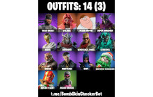 UNIQUE - Valeria , Peter Griffin [14 Skins, 14 Axes, 19 Emotes, 15 Gliders and MORE!]