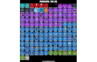UNIQUE - Gold Midas, Spider Man  [125 Skins, 134 Axes, 104 Emotes, 133 Gliders and MORE!]