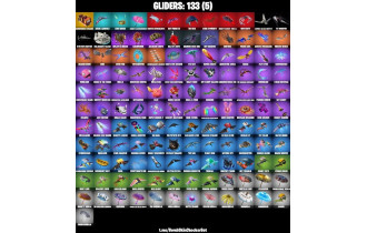 UNIQUE - Gold Midas, Spider Man  [125 Skins, 134 Axes, 104 Emotes, 133 Gliders and MORE!]