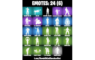 UNIQUE - Dark Skully, Ronin [15 Skins, 28 Axes, 24 Emotes, 27 Gliders and MORE!]