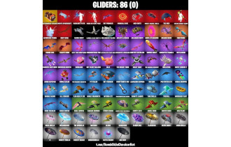 UNIQUE - Glow , Spider Man [100 Skins, 96 Axes, 63 Emotes, 86 Gliders and MORE!]