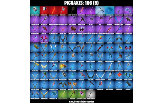 UNIQUE - Gold Midas, Spider Man [121 Skins, 106 Axes, 115 Emotes, 106 Gliders and MORE!]