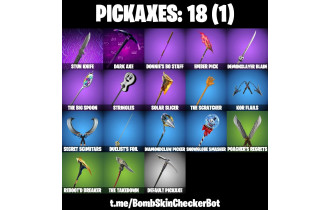 UNIQUE - Peter Griffin, Donatello [23 Skins, 18 Axes, 21 Emotes, 17 Gliders and MORE!]