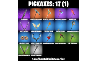 UNIQUE - Peter Griffin, Leonardo  [16 Skins, 17 Axes, 23 Emotes, 17 Gliders and MORE!]