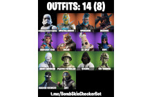 UNIQUE - Omegarok , Deadfire  [14 Skins, 10 Axes, 9 Emotes,10 Gliders and MORE!]