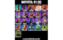 UNIQUE - Piper Pace , Vengeance Jones  [21 Skins,  32 Axes, 29 Emotes, 33 Gliders and MORE!]