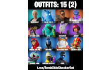 UNIQUE - Fixer, Sultura  [15 Skins, 30 Axes, 29 Emotes, 37 Gliders and MORE!]