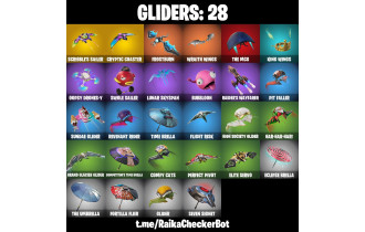 UNIQUE - Khaby Lame , Lil Split [22 Skins, 300 Vbucks, 28 Axes, 34 Emotes,  28 Gliders and MORE!]