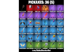 UNIQUE - Malik , Tectonic Komplex [20 Skins, 400 Vbucks, 36 Axes, 19 Emotes,  34 Gliders and MORE!]