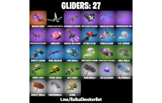 UNIQUE - The Inkquisitor ,  Stormfarer  [20 Skins, 150 Vbucks, 31 Axes, 26 Emotes, 27 Gliders and MORE!]