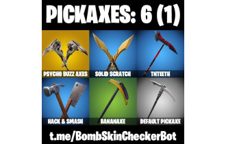 UNIQUE - Psycho Bandit , Deadpool  [7 Skins,  6 Axes, 6 Emotes,  8 Gliders and MORE!]