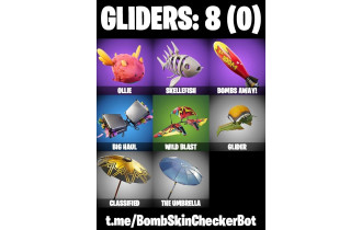 UNIQUE - Psycho Bandit , Deadpool  [7 Skins,  6 Axes, 6 Emotes,  8 Gliders and MORE!]