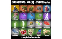 UNIQUE - Blue Squire , Rex [2 Skins, 3 Axes, 3 Emotes, 3 Gliders and MORE!]