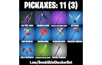 UNIQUE - Polar Peely, Ruby Shadows  [5 Skins, 11 Axes, 15 Emotes, 15 Gliders and MORE!]