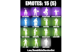 UNIQUE - Polar Peely, Ruby Shadows  [5 Skins, 11 Axes, 15 Emotes, 15 Gliders and MORE!]