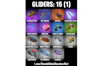 UNIQUE - Polar Peely, Ruby Shadows  [5 Skins, 11 Axes, 15 Emotes, 15 Gliders and MORE!]