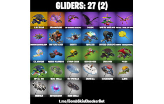 UNIQUE - Havoc, Sub Commander  [24 Skins, 25 Axes, 24 Emotes,  27 Gliders and MORE!]