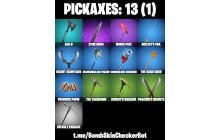 UNIQUE - The Weeknd Combat,  Solid Snake  [11 Skins, 13 Axes, 11 Emotes, 12 Gliders and MORE!]