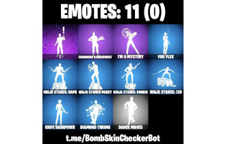 UNIQUE - The Weeknd Combat,  Solid Snake  [11 Skins, 13 Axes, 11 Emotes, 12 Gliders and MORE!]