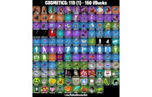 UNIQUE - Kado Thorne , Ahsoka Tano [10 Skins, 150 Vbucks, 19 Axes, 16 Emotes,  23 Gliders and MORE!]