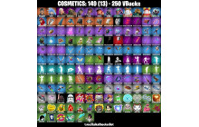 UNIQUE - The Ageless, Nezumi  [14 Skins, 250 Vbucks, 26 Axes, 23 Emotes, 24 Gliders and MORE!]