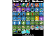 UNIQUE - Trailblazer Tai , Explorer Emilie  [5 Skins, 400 Vbucks, 5 Axes, 5 Emotes, 11 Gliders and MORE!]