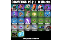 UNIQUE - Santa Dogg , Explorer Emilie  [5 Skins, 4 Axes, 1 Emotes, 7 Gliders and MORE!]