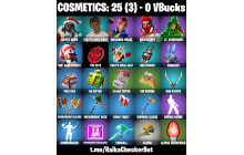 UNIQUE - Slayer Juice WRLD , Santa Dogg  [6 Skins, 5 Axes, 2 Emotes, 2 Gliders and MORE!]