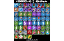 UNIQUE - Rainbow Racer ,  Polar Peely  [8 Skins, 200 Vbucks, 15 Axes, 20 Emotes, 25 Gliders and MORE!]