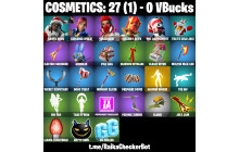 UNIQUE - Mr. Dappermint , Santa Dogg  [5 Skins, 5 Axes, 4 Emotes, 3 Gliders and MORE!]