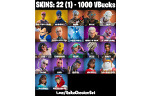 UNIQUE -  OG STW , Ronin [22 Skins, 1000 Vbucks, 27 Axes, 22 Emotes,  40 Gliders and MORE!]