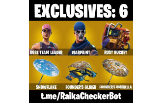 UNIQUE -  OG STW , Ronin [22 Skins, 1000 Vbucks, 27 Axes, 22 Emotes,  40 Gliders and MORE!]