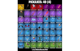 UNIQUE - Subzero Cryptic,  Lina Scorch  [42 Skins, 565 Vbucks, 49 Axes, 26 Emotes, 50 Gliders and MORE!]