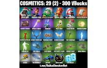 UNIQUE -  Mr. Dappermint , Santa Dogg [5 Skins, 300 Vbucks, 4 Axes, 2 Emotes, 7 Gliders and MORE!]