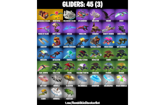 UNIQUE - Carbide,  Blue Striker [62 Skins, 45 Axes, 84 Emotes, 45 Gliders and MORE!]