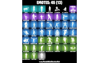 UNIQUE -  Khaby Lame, Renzo the Destroyer  [33 Skins, 49 Axes, 45 Emotes, 46 Gliders and MORE!]