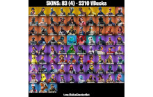 UNIQUE - Sparkle Specialist, The Reaper  [83 Skins, 2310 Vbucks, 62 Axes, 113 Emotes, 75 Gliders and MORE!]