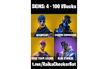 UNIQUE - OG STW, Warpaint [4 Skins, 100 Vbucks, 6 Axes, 15 Emotes, 14 Gliders and MORE!]