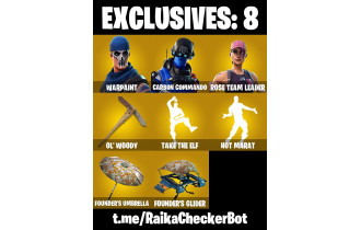 UNIQUE - OG STW, Warpaint [4 Skins, 100 Vbucks, 6 Axes, 15 Emotes, 14 Gliders and MORE!]