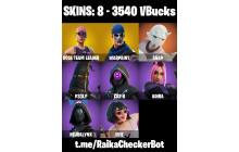 UNIQUE - OG STW,  Snap [8 Skins, 3540 Vbucks, 12 Axes, 8 Emotes, 13 Gliders and MORE!]