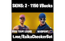UNIQUE - OG STW, Mean Streak  [2 Skins, 1150 Vbucks, 3 Axes, 3 Emotes, 8 Gliders and MORE!]
