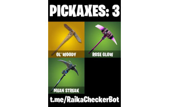 UNIQUE - OG STW, Mean Streak  [2 Skins, 1150 Vbucks, 3 Axes, 3 Emotes, 8 Gliders and MORE!]