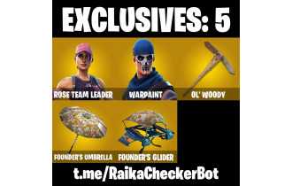 UNIQUE - OG STW, Mean Streak  [2 Skins, 1150 Vbucks, 3 Axes, 3 Emotes, 8 Gliders and MORE!]