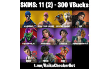 UNIQUE - OG STW, Paragon [11 Skins, 300 Vbucks, 11 Axes, 13 Emotes, 14 Gliders and MORE!]