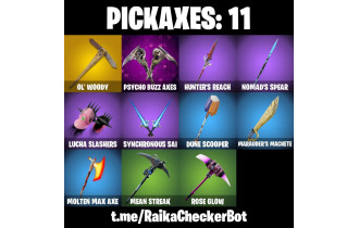 UNIQUE - OG STW, Paragon [11 Skins, 300 Vbucks, 11 Axes, 13 Emotes, 14 Gliders and MORE!]