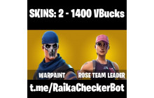 UNIQUE - OG STW, Rust Bucket  [2 Skins, 1400 Vbucks, 9 Axes, 13 Emotes, 16 Gliders and MORE!]
