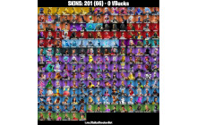 UNIQUE - Astro Jack, Gold Midas [201 Skins, 174 Axes, 123 Emotes, 117 Gliders and MORE!]