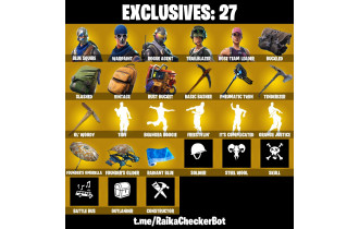 UNIQUE - OG STW, Blue Squire [93 Skins, 1000 Vbucks, 71 Axes, 77 Emotes, 78 Gliders and MORE!]