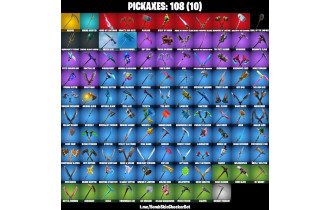 UNIQUE - Gold Midas , OG STW  [169 Skins, 108 Axes, 155 Emotes,110 Gliders and MORE!]